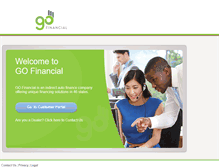 Tablet Screenshot of gofinancial.com